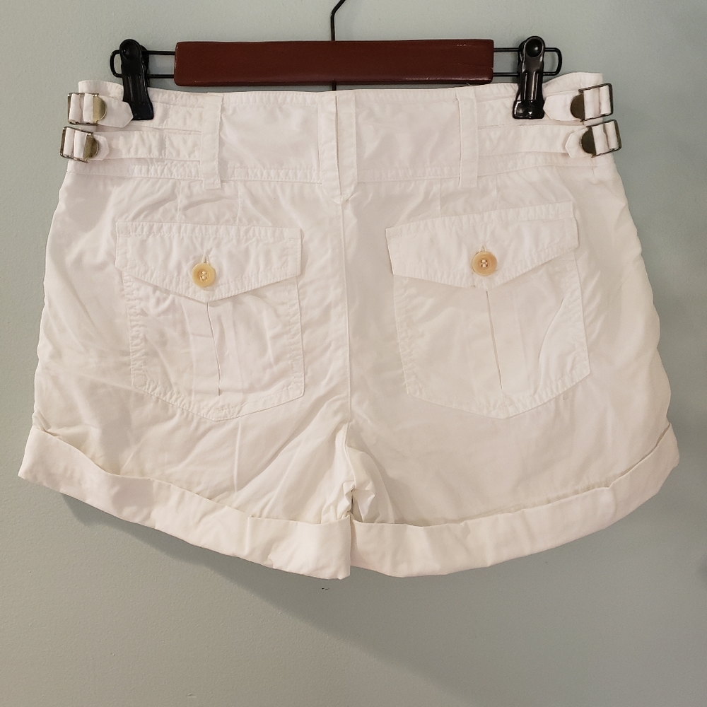 Vince Cuffed White Shorts Size 2